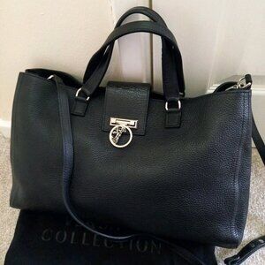 Versace Collection Authentic Leather Bag Black